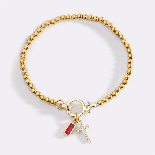 Cross Charm Bracelet