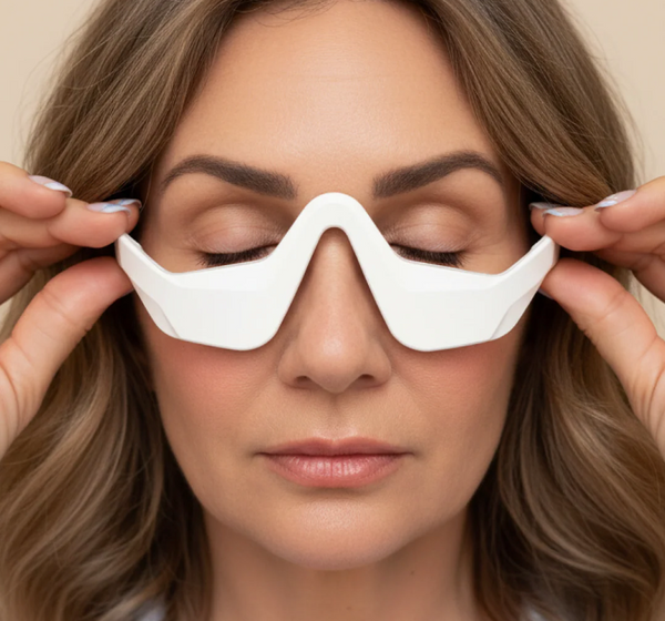 Claréa Glow® Red Light Therapy + EMS To Erase Eye Bags
