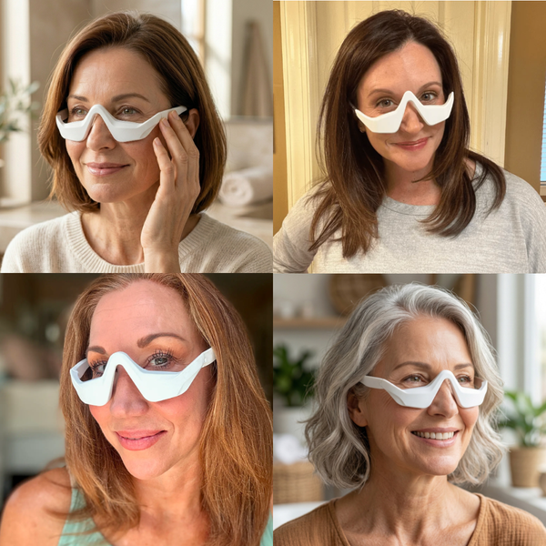 Claréa Glow® Red Light Therapy + EMS To Erase Eye Bags