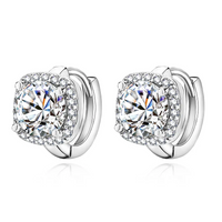 Nadine square earrings - Gold
