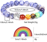 Rainbow Bridge Bracelet – 7 Chakras
