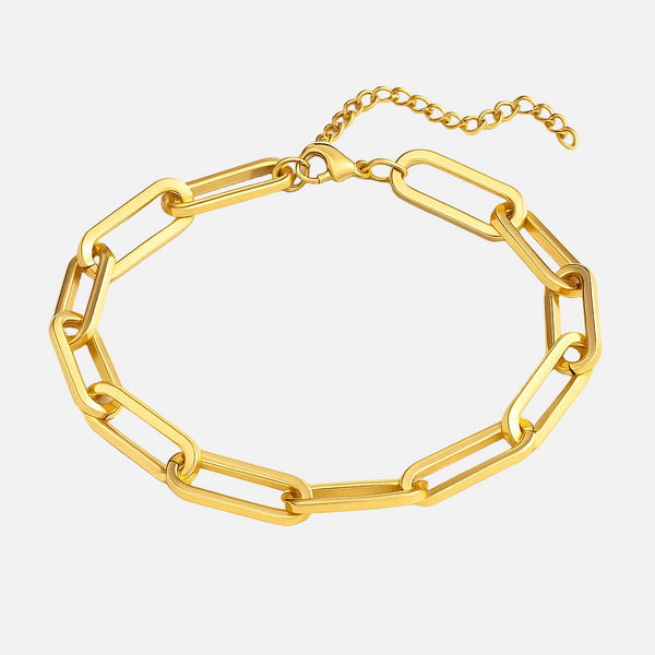 Amalfi Chunky Paperclip Bracelet