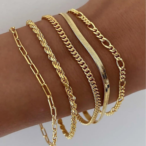 Ellis Renner Bracelet Set | White Gold
