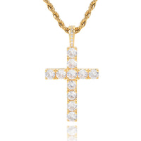 Cross necklace | Gold