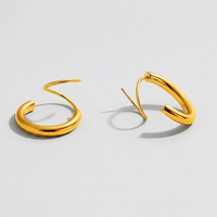 Twisted Double Hoop