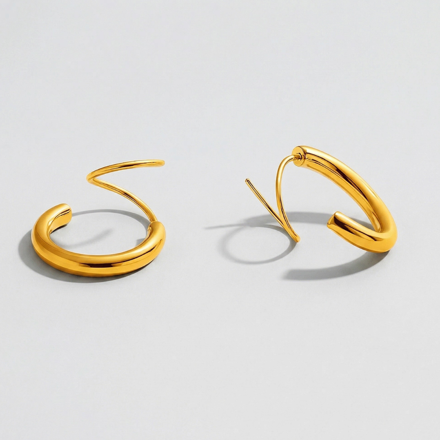 Twisted Double Hoop