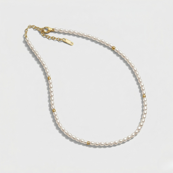 Isla Pearl Gold Choker