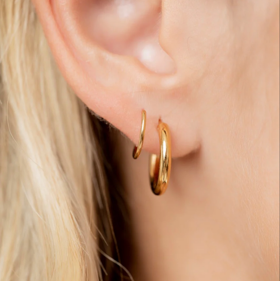 Twisted Double Hoop