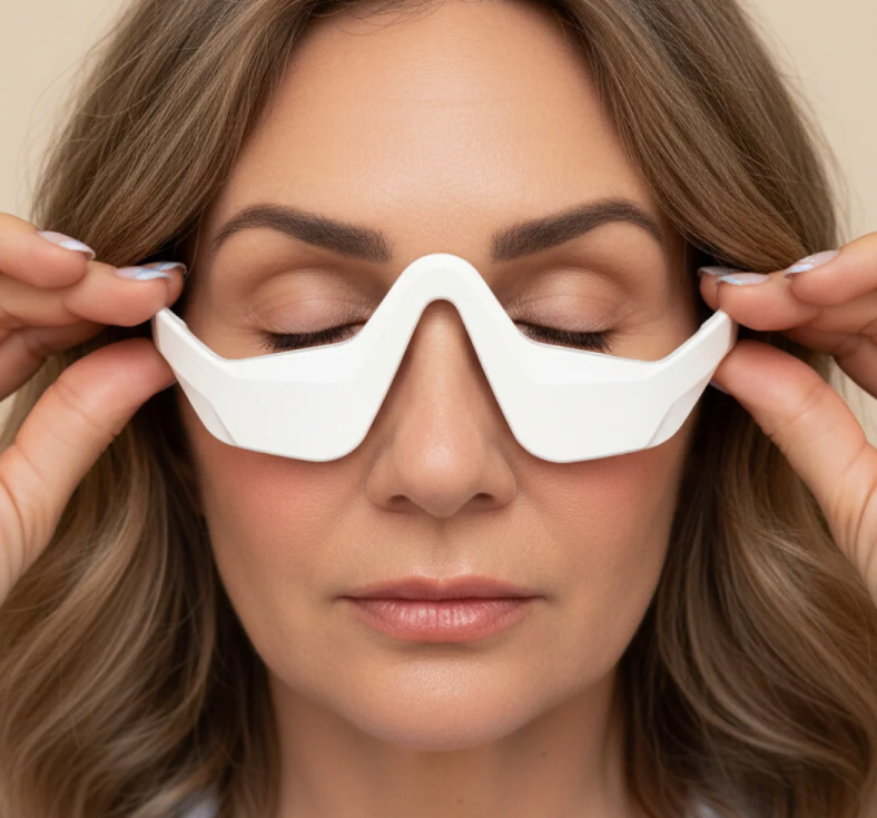 Claréa Glow® Red Light Therapy + EMS To Erase Eye Bags