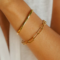 Amalfi Chunky Paperclip Bracelet