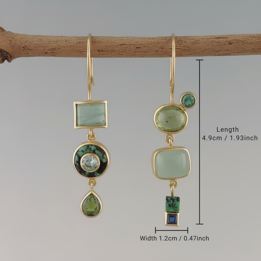 Vintage Green Earrings
