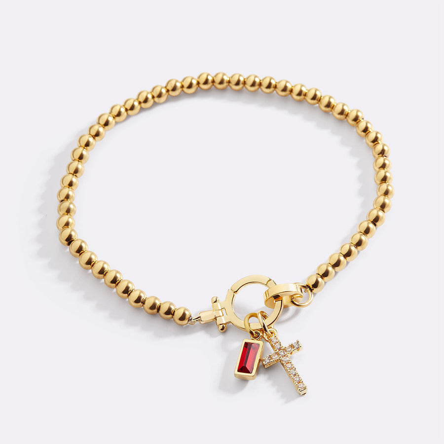 Cross Charm Bracelet