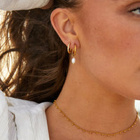 Eternity Hoop Earrings