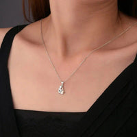 Hug Pendant Necklace + Earrings