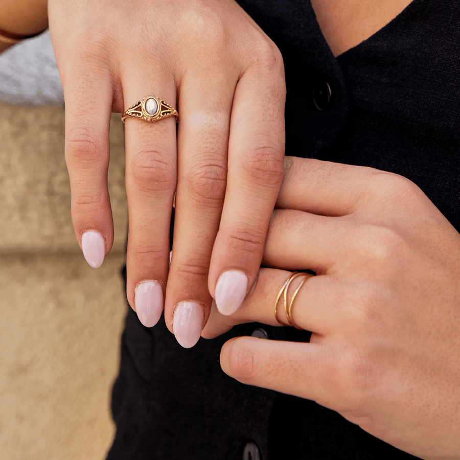 Gold Infinity Loop Ring