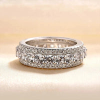 Vintage Silver Eternity Band Ring