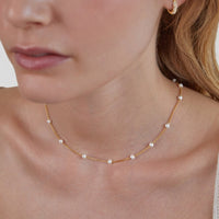 Timeless Pearl Gold Necklace